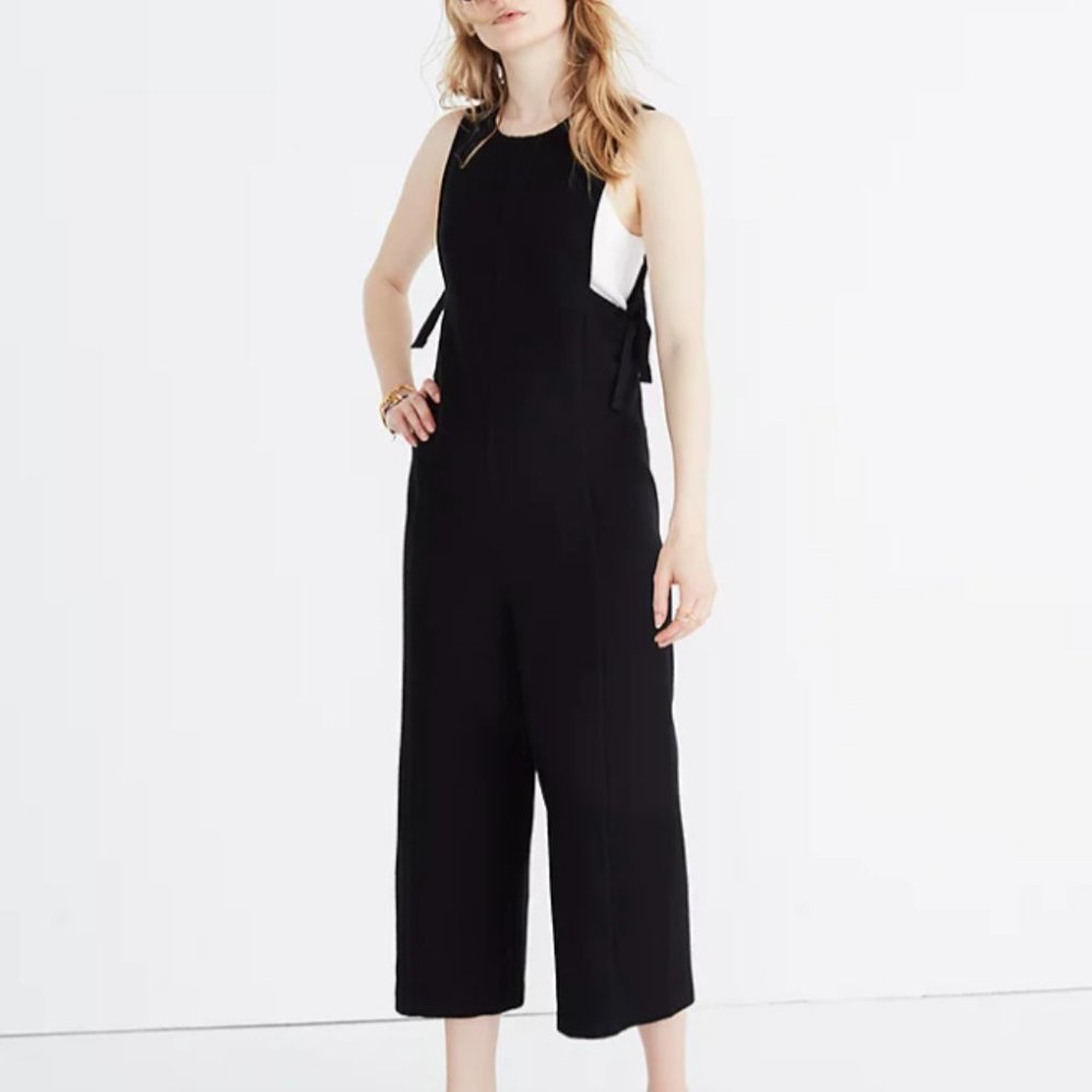 Madewell Texture & Thread Side-Tie Jumpsuit